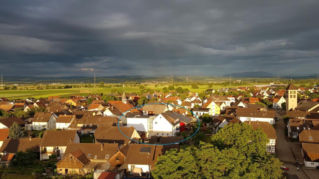 Ferienwohnung Sonnenschein Rheinhausen Ngoại thất bức ảnh